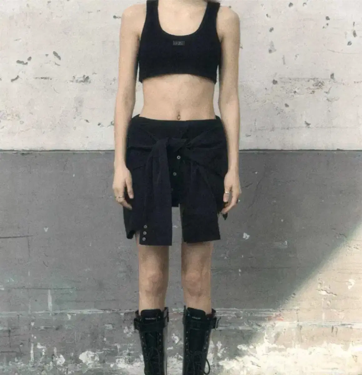 【BOHEMIAN SEOUL】UNBALANCED DRAPE SKIRT (2COLORS) BOHEMIAN SEOUL | 보헤미안서울 Bohemian Seoul bohemso